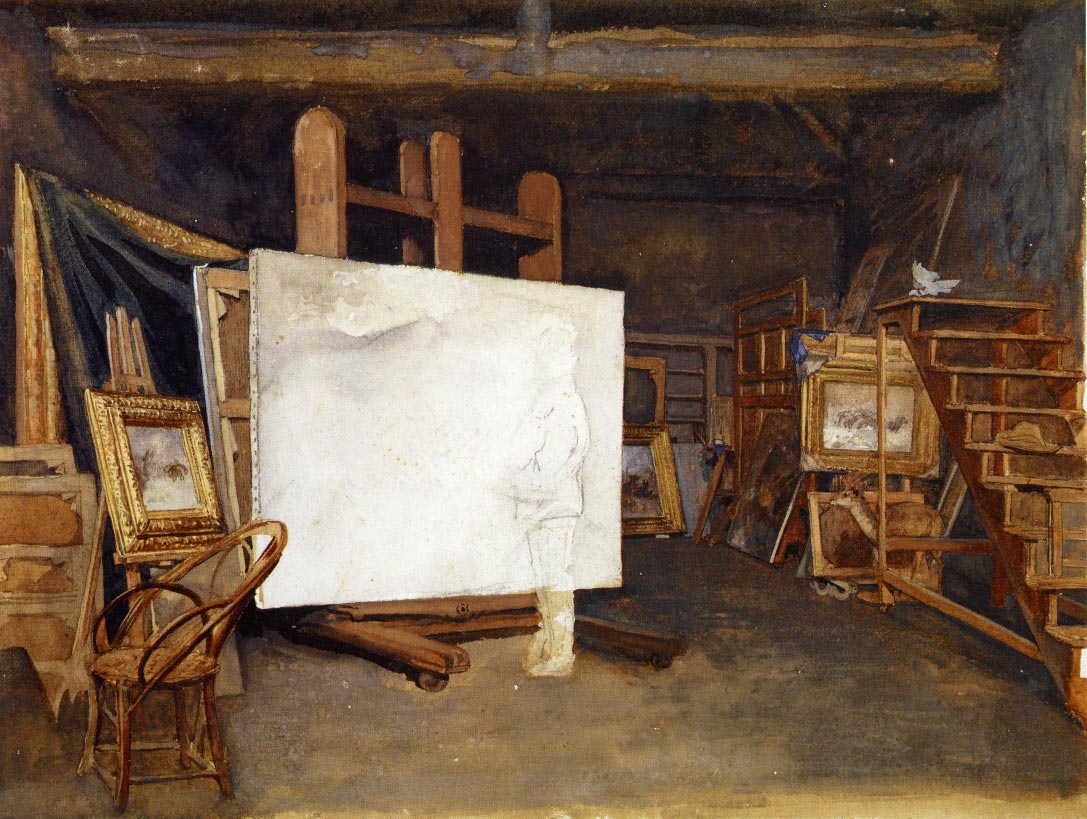 Мастерская художника 19 век Левитан